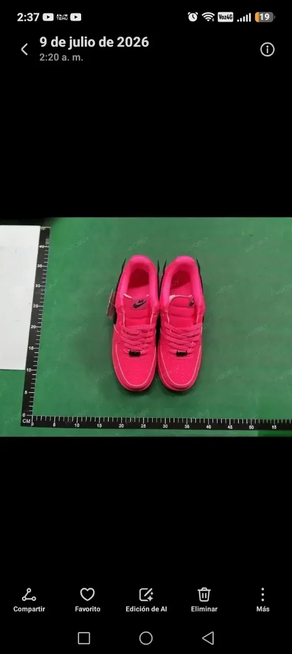 🔥 NIKE AIR FORCE 1 PINK BLAST ROSADAS  G5 - 5