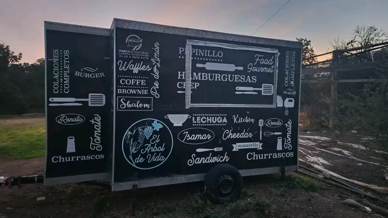 Carro de comida móvil para eventos - 1