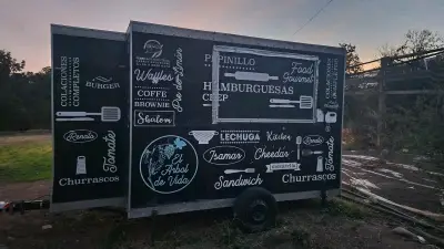 Carro de comida móvil para eventos - miniatura 1