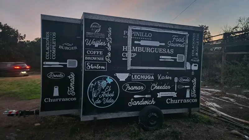 Carro de comida móvil para eventos - 6