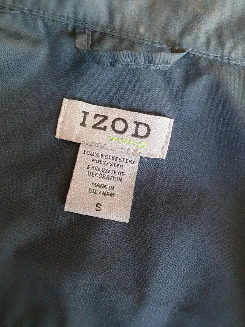 Chaqueta Izod XFG azul talla S - 1