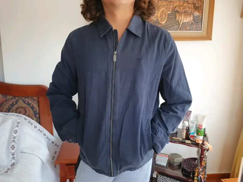 Chaqueta azul marino para hombre - 5