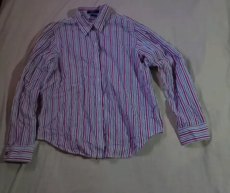 Camisa de rayas multicolor para hombre - 1