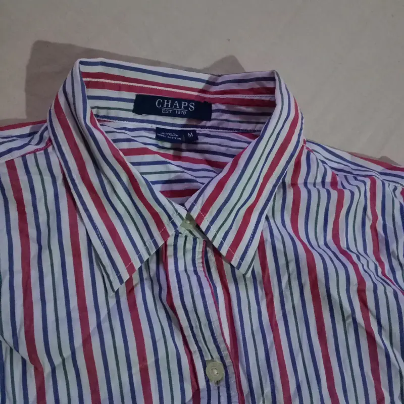 Camisa de rayas multicolor para hombre - 2