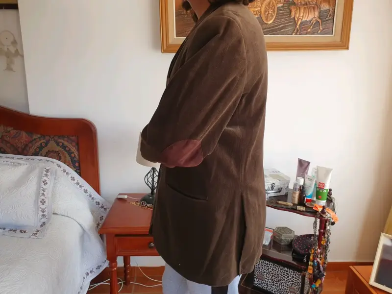 Blazer de Cotelé fino con parches en los codos - 1