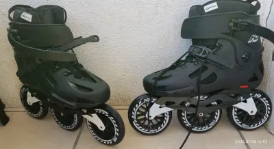 Patines en línea negros de 125mm - miniatura 1