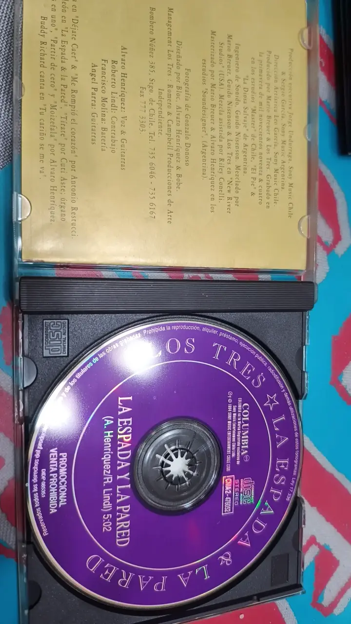 CD Los Tres - La Espada & La Pared - 3