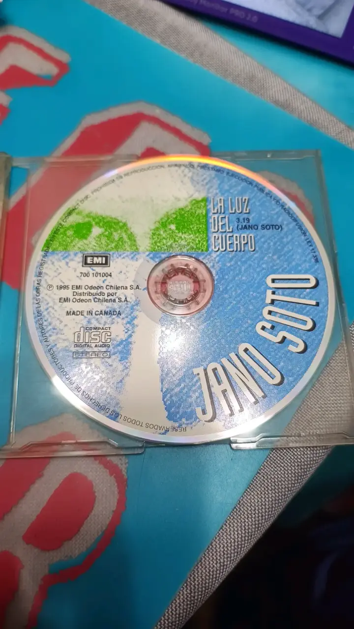 CD Single Jano Soto La Luz del Cuerpo - 2