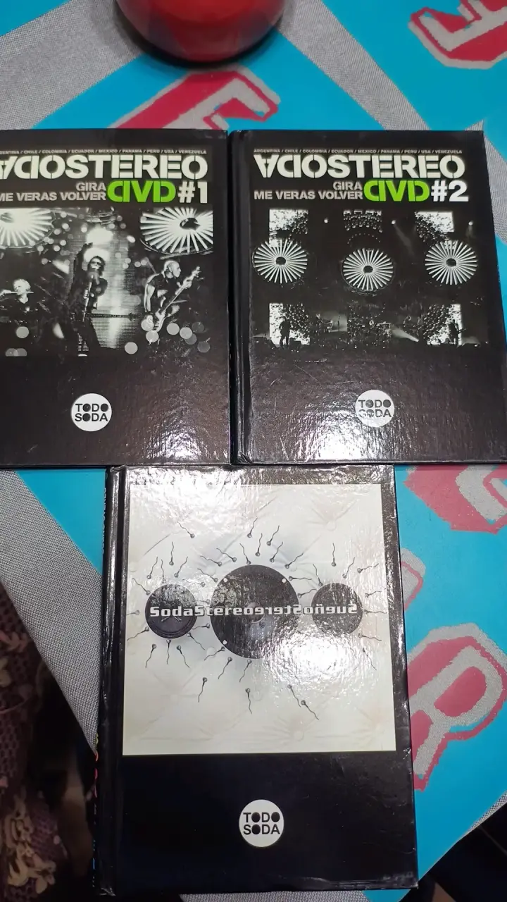 DVDs Soda Stereo Gira Me Verás Volver + CD - 1