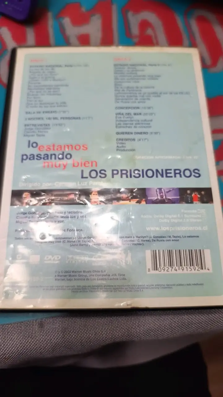 DVD Los Prisioneros - Lo Estamos Pasando Muy Bien - 2
