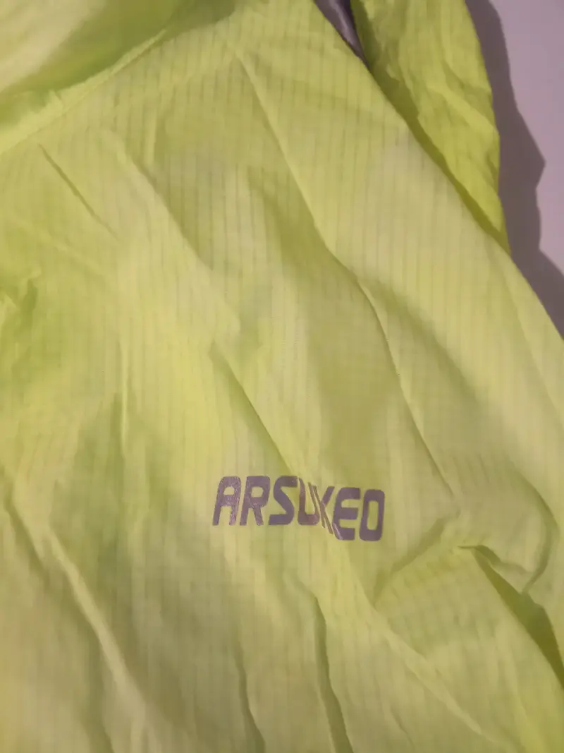 Chaqueta cortaviento amarilla talla XL - 2
