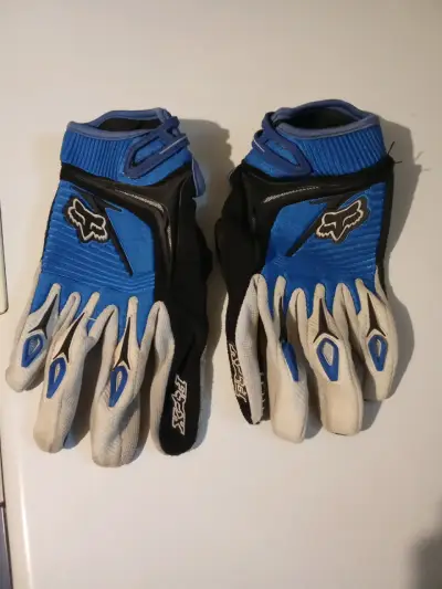 Guantes de motocross Fox negros y rojos - miniatura 4