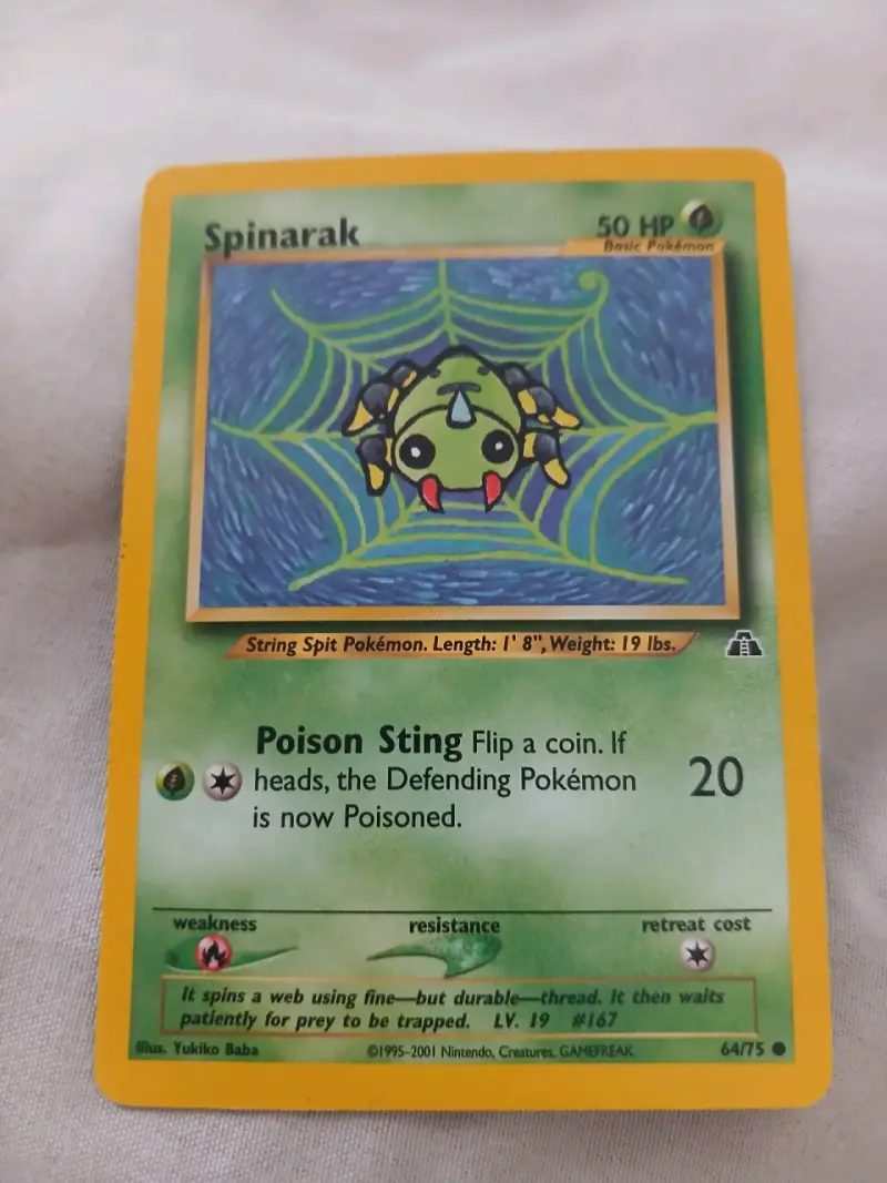 Carta Pokémon año 1999/2000 - 1
