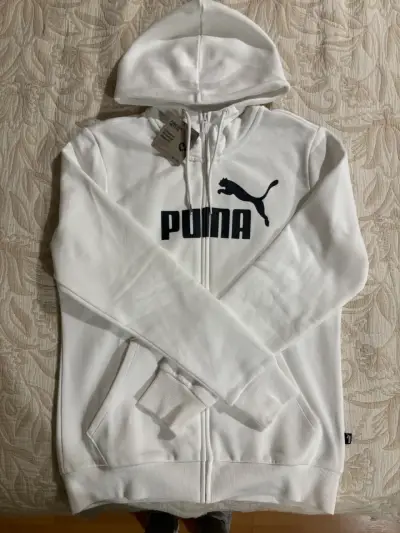 Polerón blanco Puma con capucha - miniatura 1
