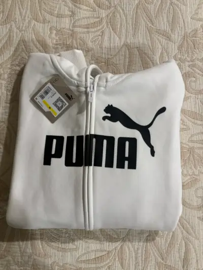 Polerón blanco Puma con capucha - miniatura 2