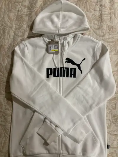 Polerón blanco Puma con capucha - miniatura 3