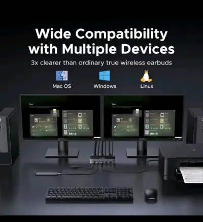 Switch KVM UGREEN DP 8K 60Hz USB 3.0 - miniatura 3