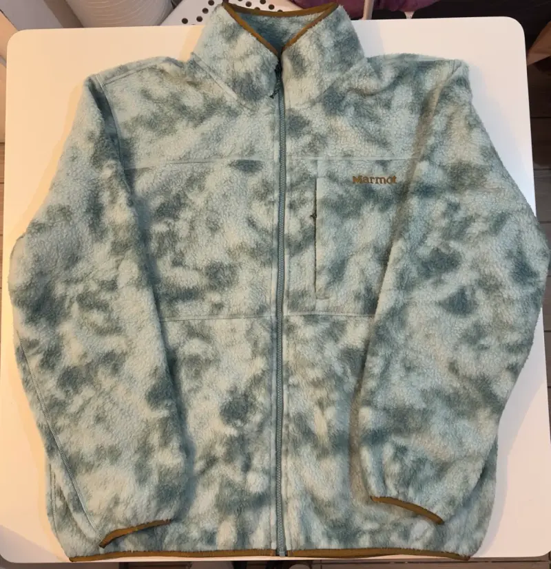 Chaqueta polar Marmot azul con diseño - 1
