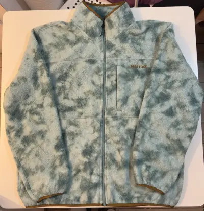 Chaqueta polar Marmot azul con diseño - miniatura 1