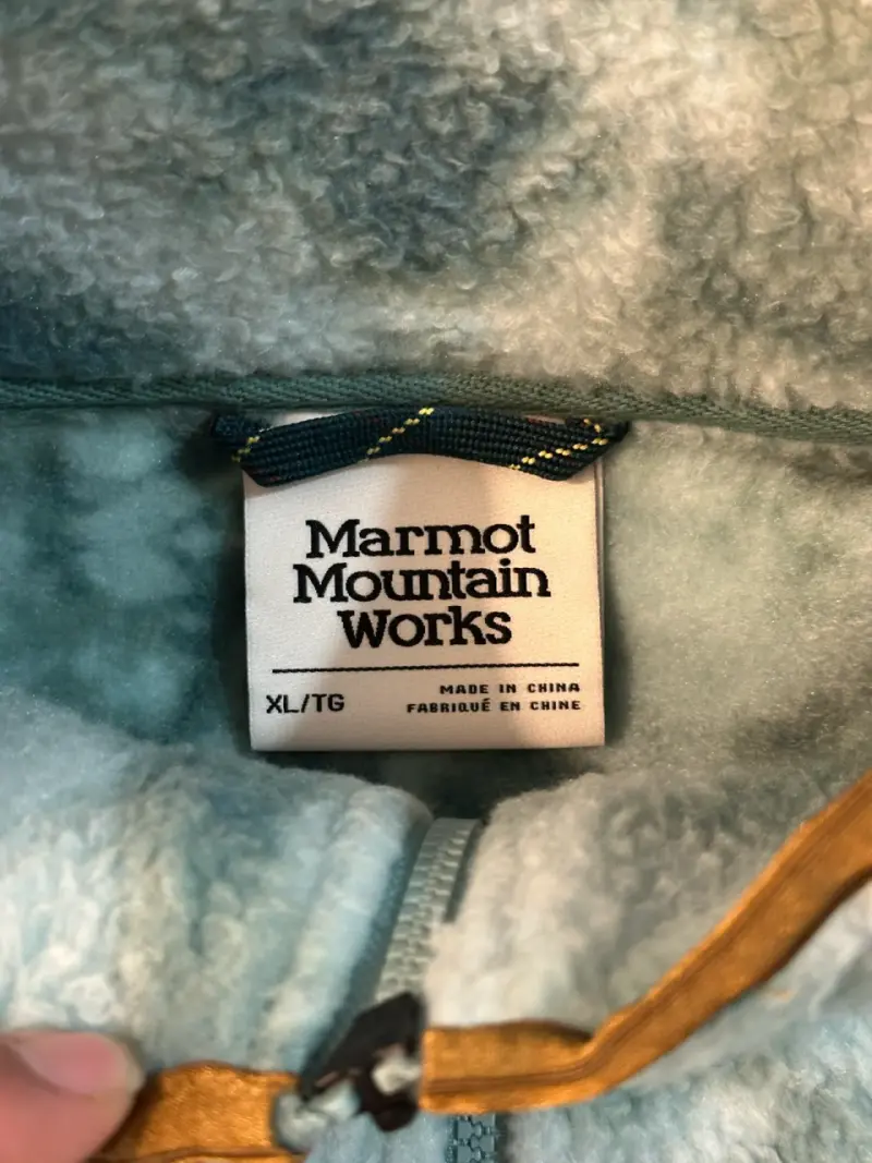 Chaqueta polar Marmot azul con diseño - 2