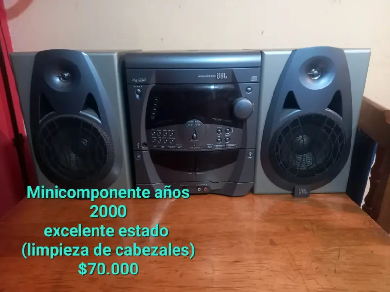 Minicomponente JBL Soundgear años 2000