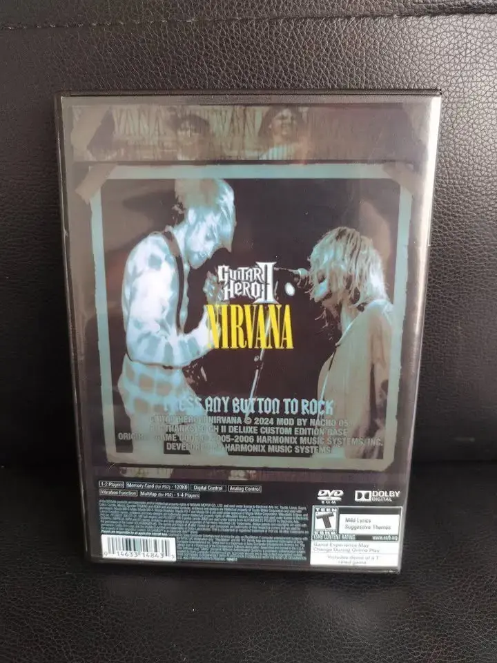 Juego Guitar Hero II Nirvana para PS2 (Alternativo - 2
