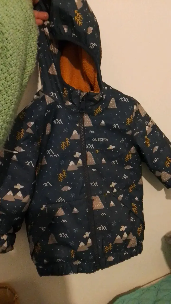 Chaqueta infantil Quechua impermeable