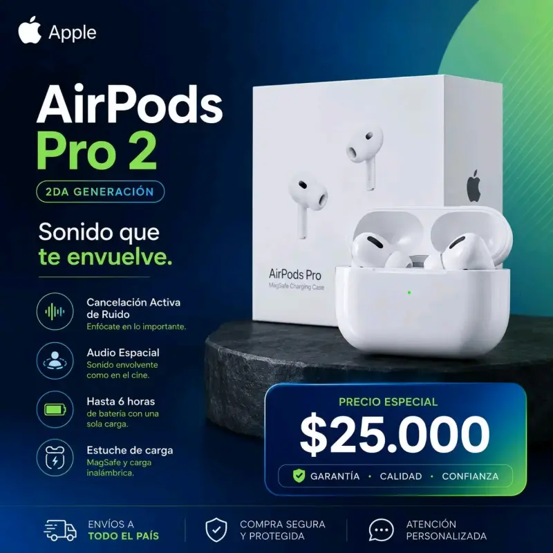 Apple AirPods Pro con estuche de carga - 2