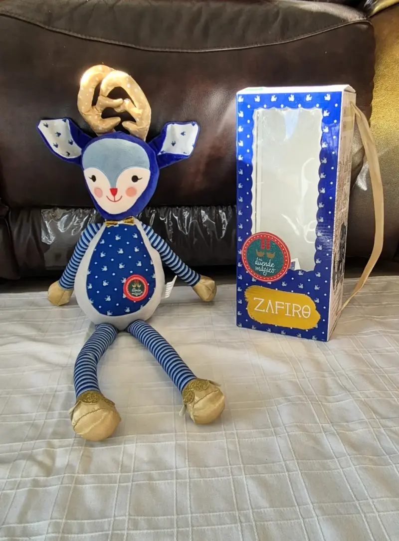 Duende mágico Zafiro con caja