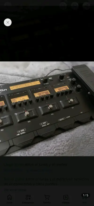 Pedalera multiefectos Zoom G5n para guitarra - miniatura 1