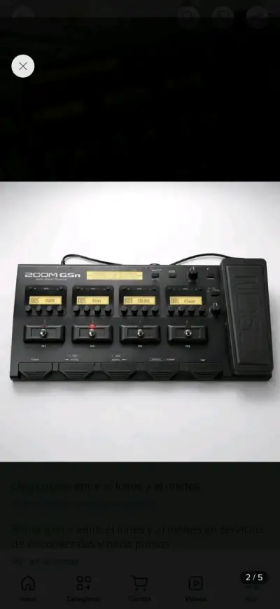 Pedalera multiefectos Zoom G5n para guitarra - miniatura 2