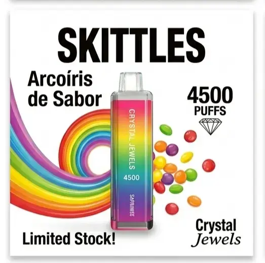 Vape desechable Crystal Jewels Skittles 4500 puffs