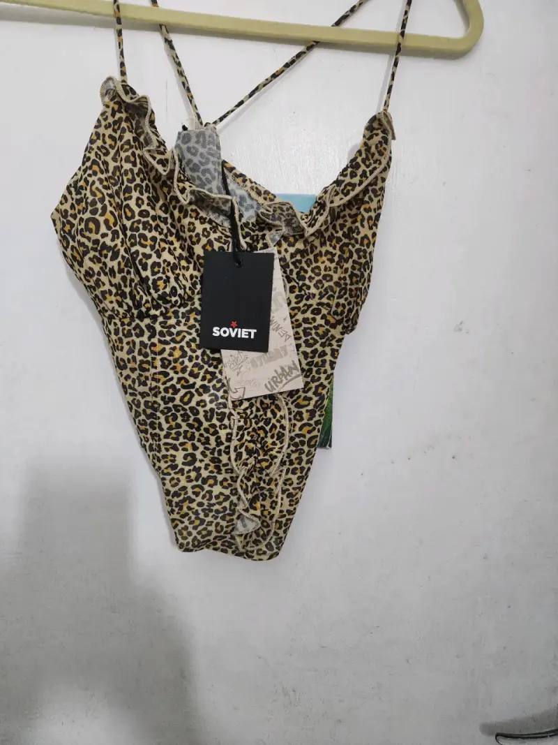 Top de tirantes estampado leopardo - 3