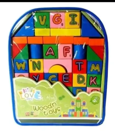 Bloques de madera educativos para niños - miniatura 1