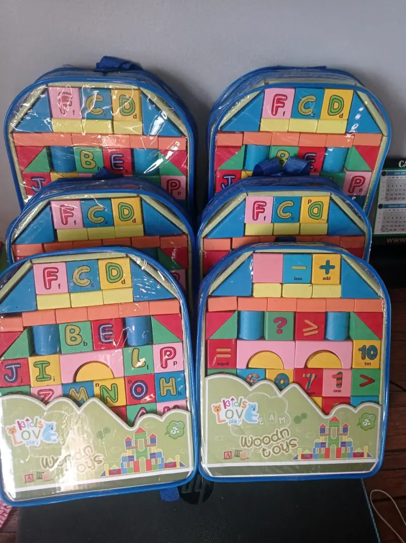 Bloques de madera educativos para niños - 2