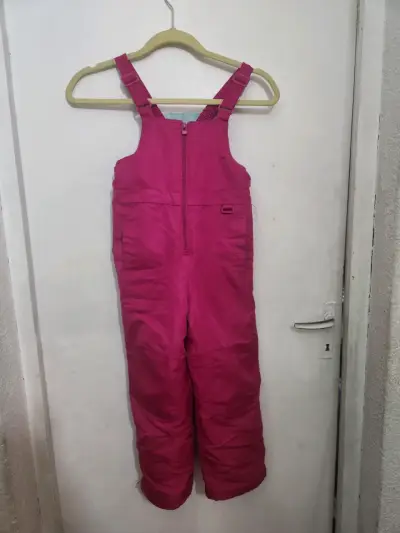 Pantalón de nieve infantil fucsia - miniatura 1