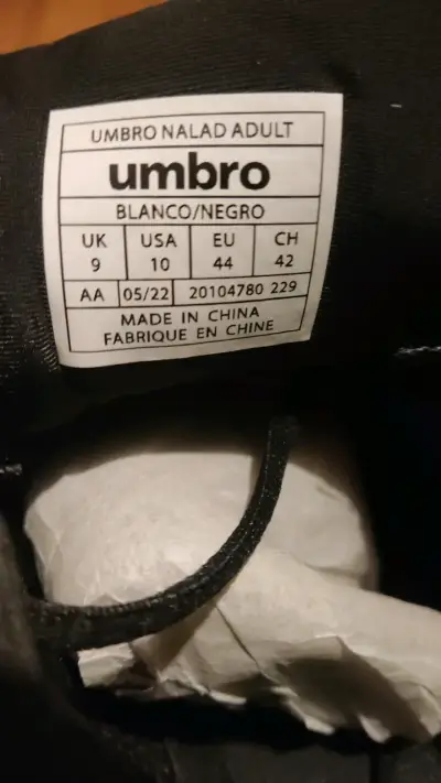 Zapatillas deportivas Umbro negras para hombre - miniatura 4