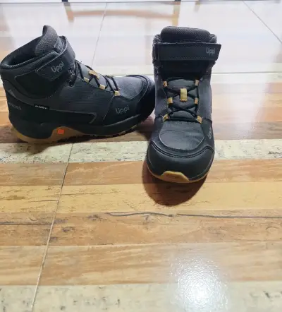 Zapatillas Lippi negras con velcro N33 - miniatura 2