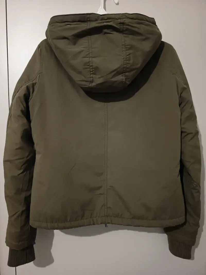 Parka Only verde con forro polar - 6