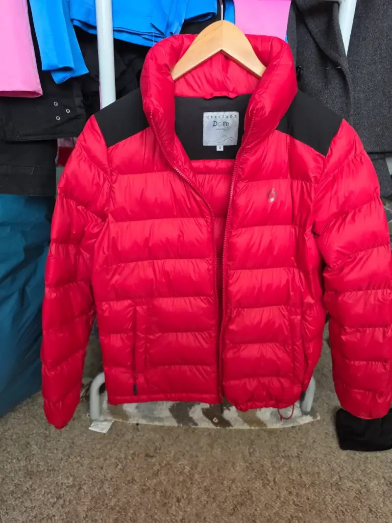 Chaqueta acolchada roja Doite mujer - 2