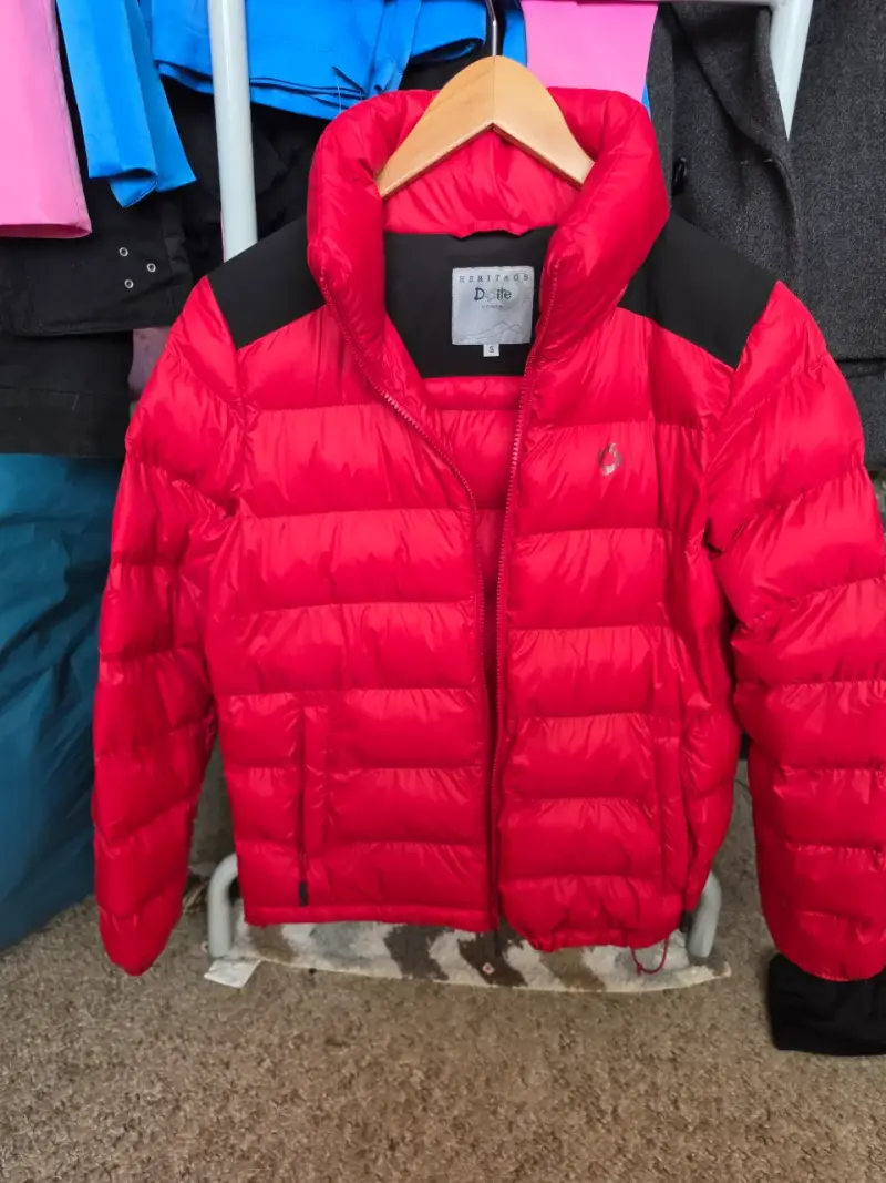 Chaqueta acolchada roja Doite mujer - 3