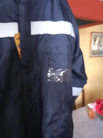 Chaqueta reflectante azul para trabajo - miniatura 1