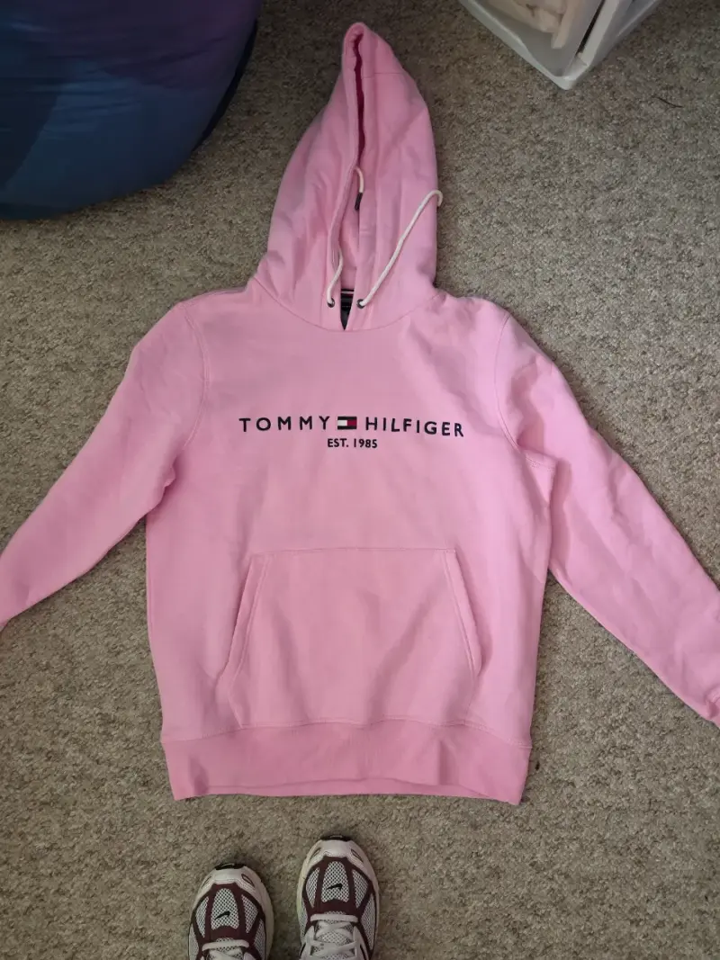 Polerón Tommy Hilfiger rosa con capucha - 2
