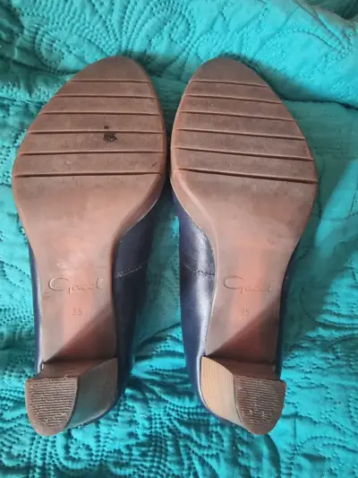 Zapatos de tacón azul marino elegantes Gacel - miniatura 2