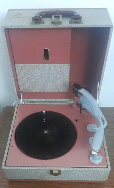 Tornamesa Antiguo tocadiscos vintage ampli tubos - miniatura 1