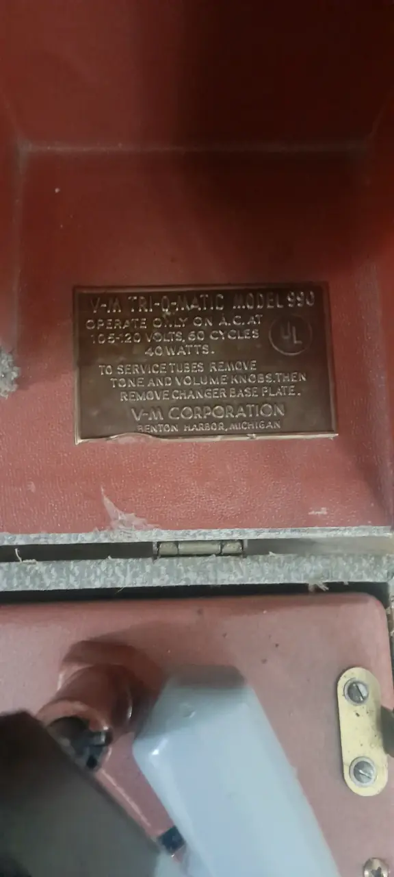Tornamesa Antiguo tocadiscos vintage ampli tubos - 2
