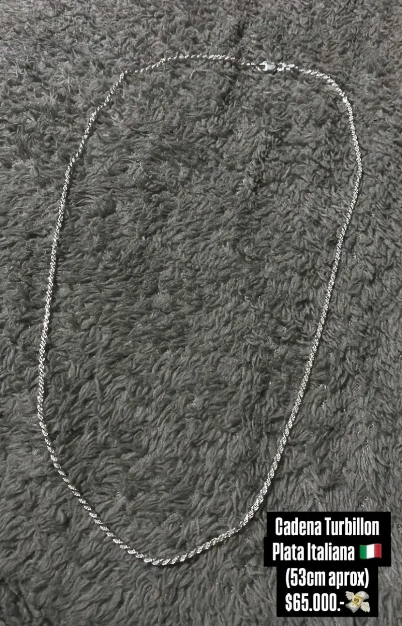 Pulsera Grumet Gruesa de Plata Italiana - 4