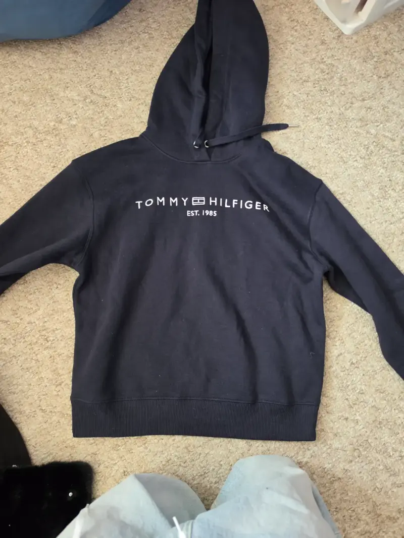 Polerón Tommy Hilfiger azul marino con capucha - 2