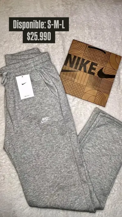 Pantalones deportivos Nike gris para hombre - miniatura 1