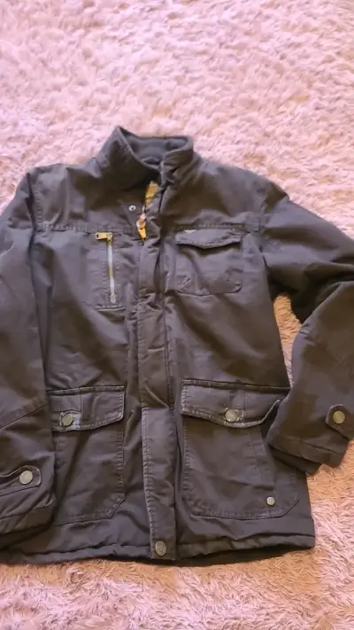 Chaqueta de hombre color marron con chiporro polar - miniatura 1